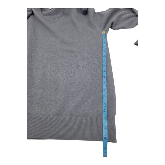 Quince Sweater Men L Blue Cashmere Preppy Career Holiday Minimalist Oversized - Picture 5 of 9